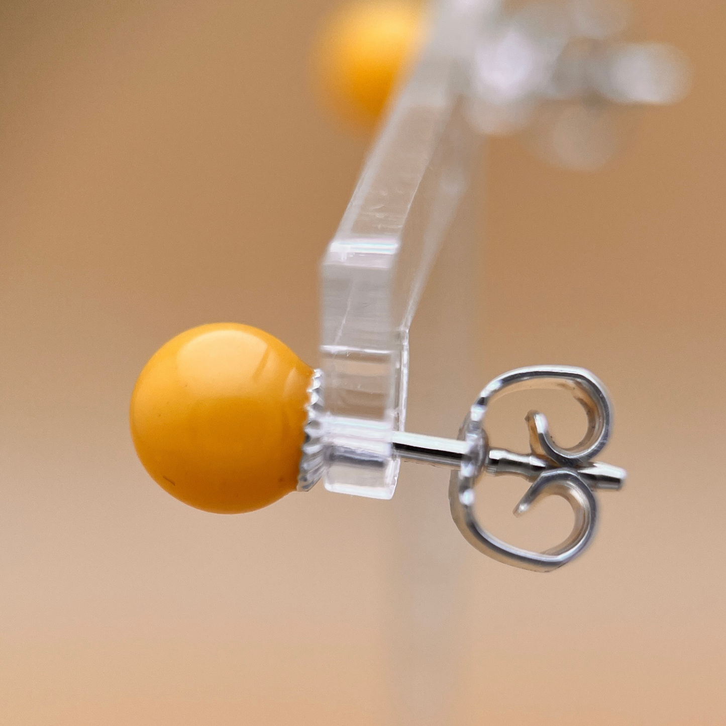 Rund Ørstestik - gul