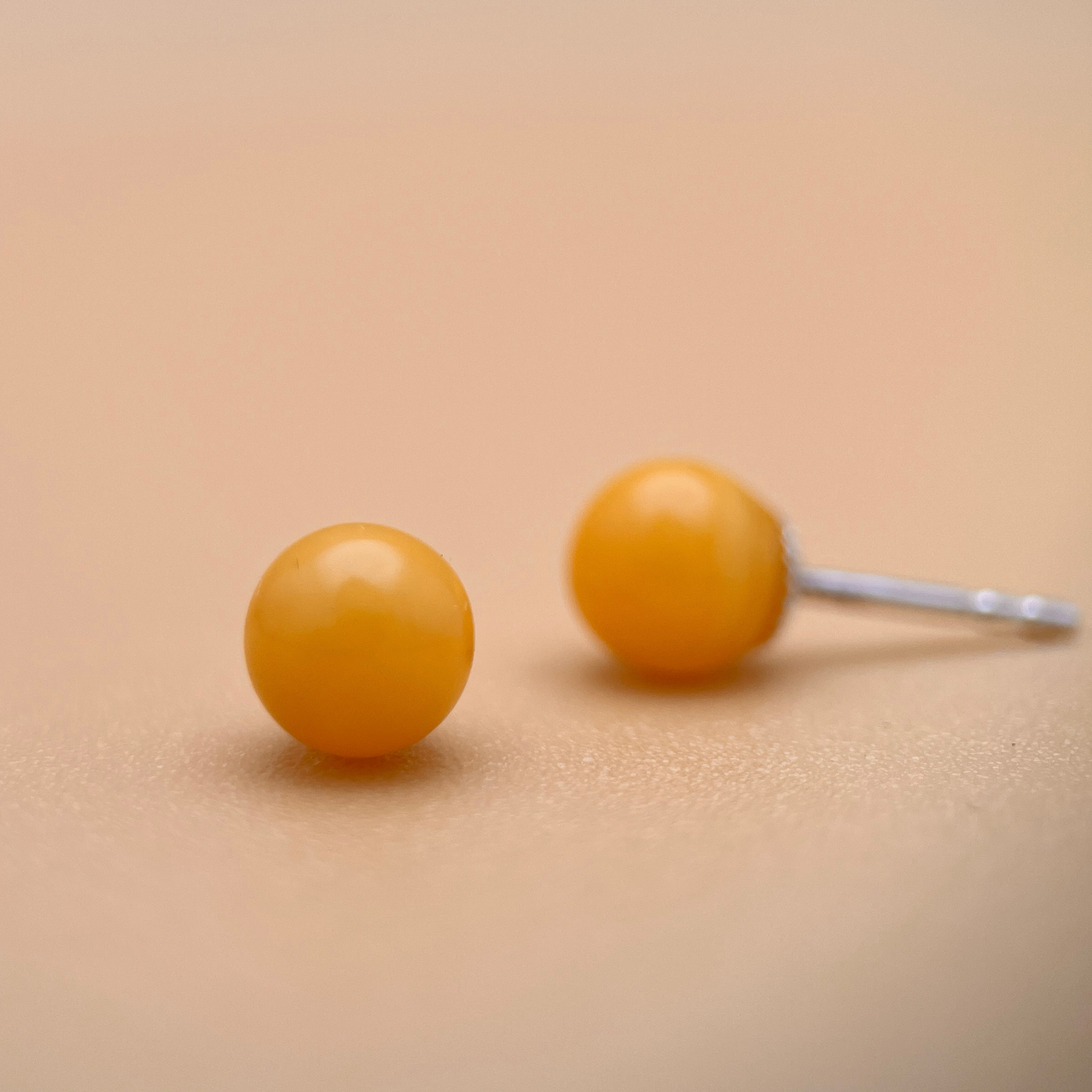 Rund Ørstestik - gul