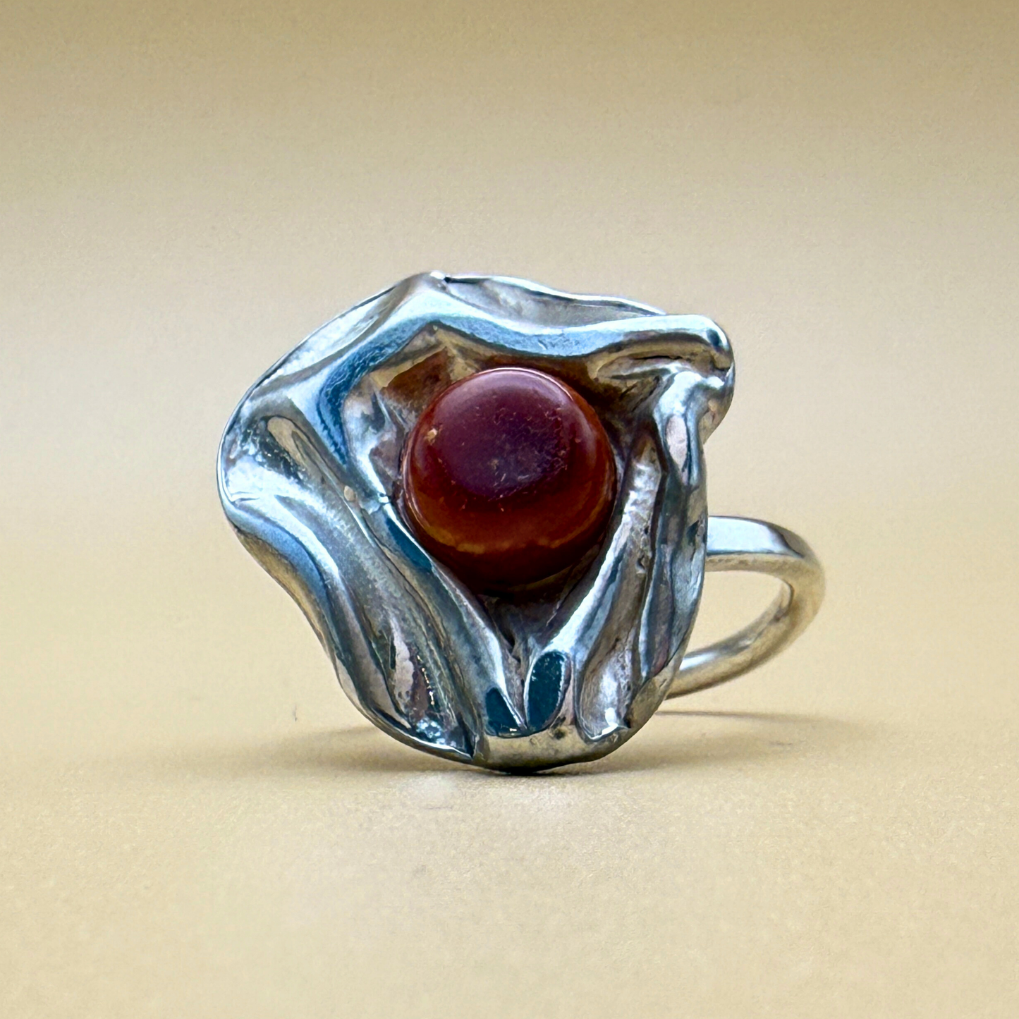 Wave ring – No. 2 – Antikbrun