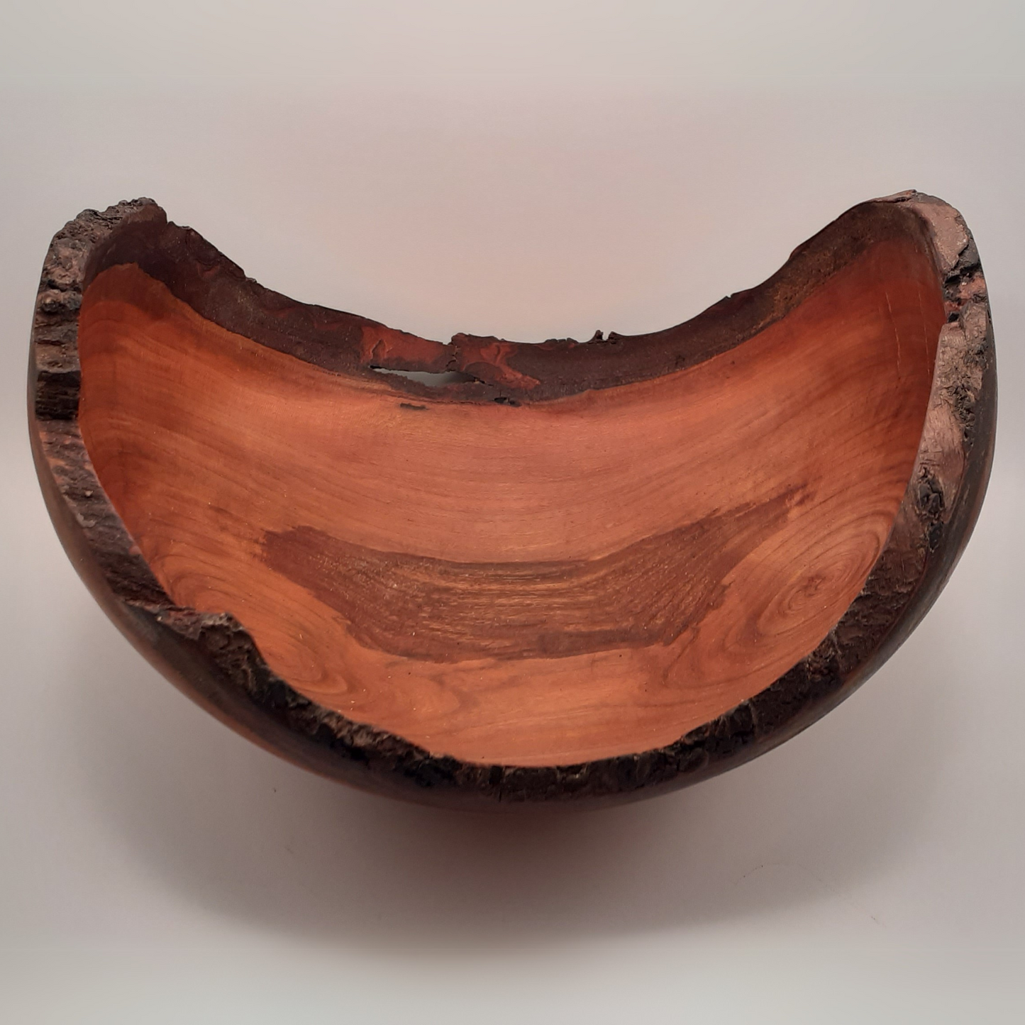 Barkkant heltræ Træskål