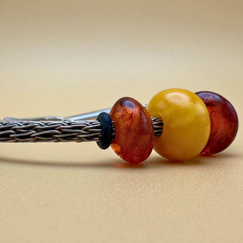 Håndstrikket sølvarmbånd – Enkeltsting