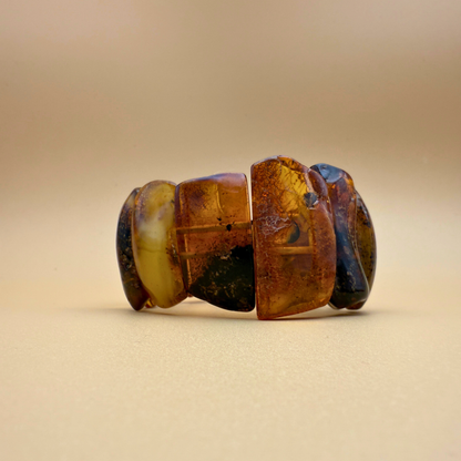 Efterårs rav armbånd