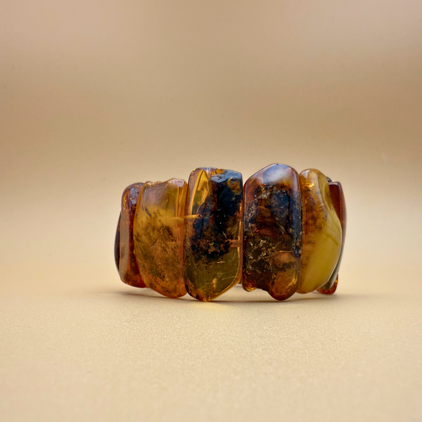 Efterårs rav armbånd