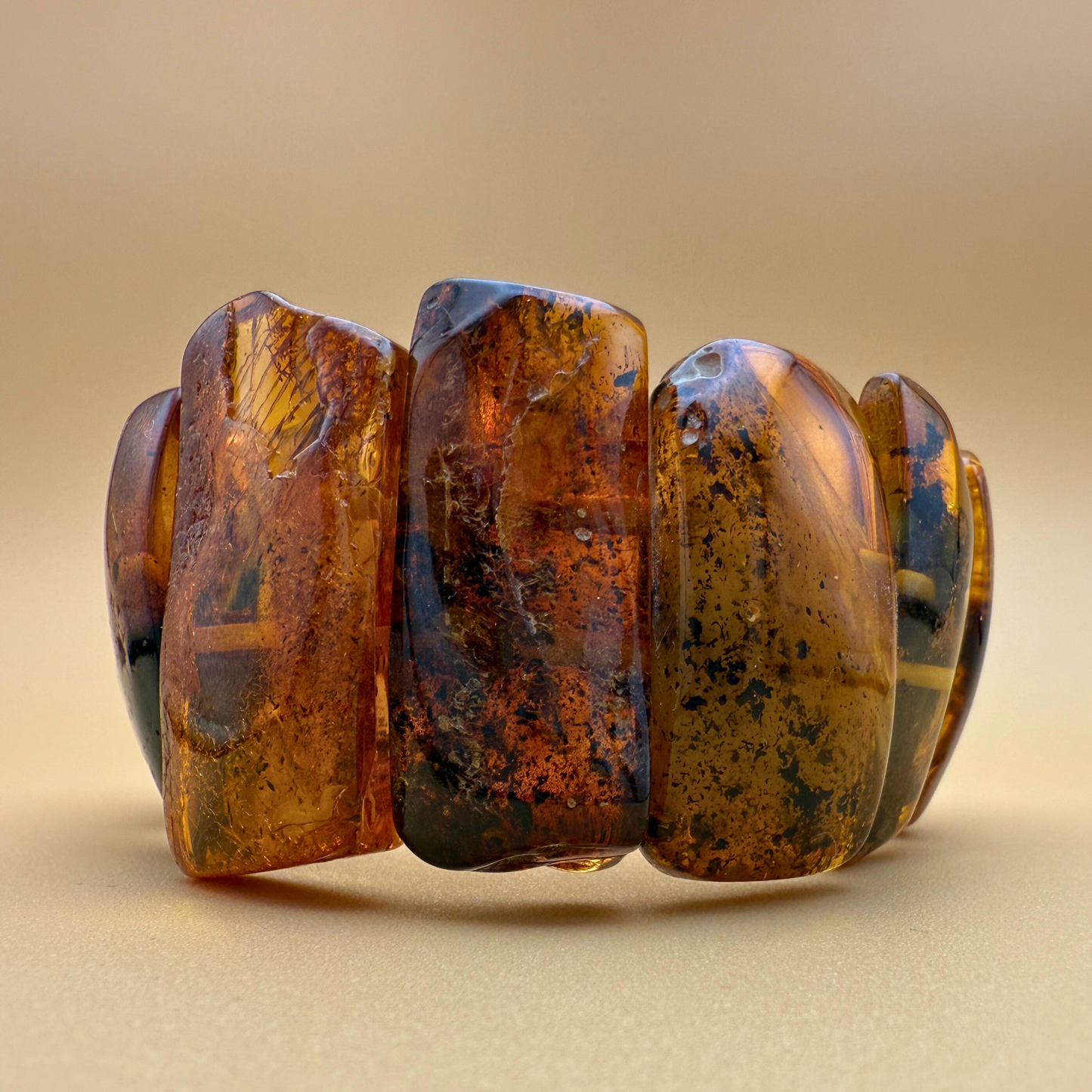 Efterårs rav armbånd