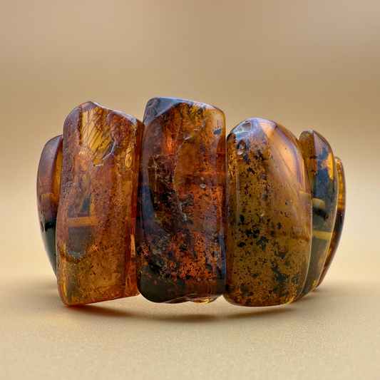 Efterårs rav armbånd