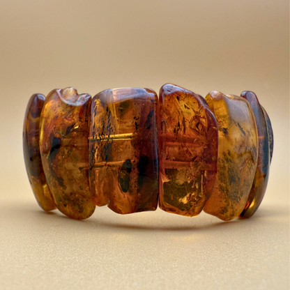 Efterårs rav armbånd