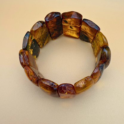 Efterårs rav armbånd