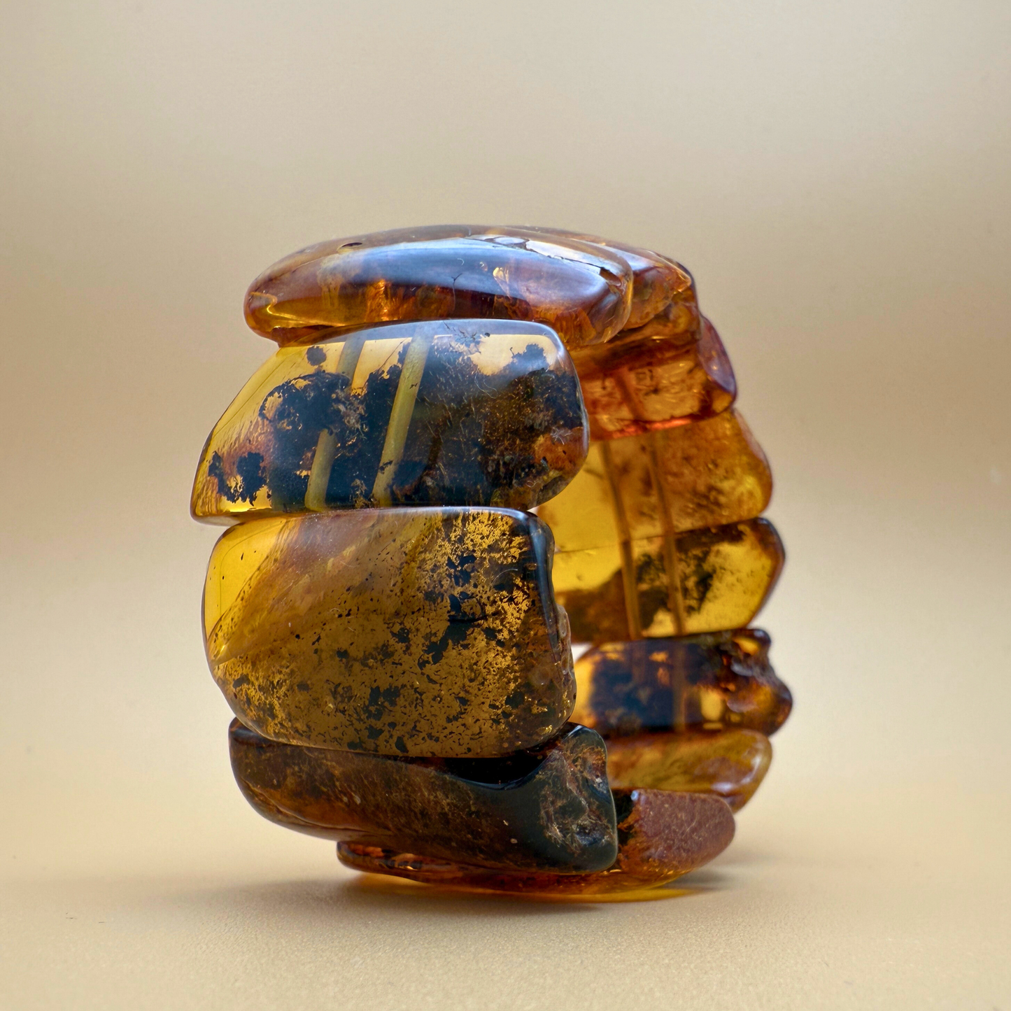 Efterårs rav armbånd