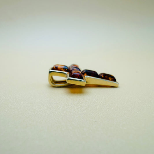 Korsvedhæng i 14 karat guld