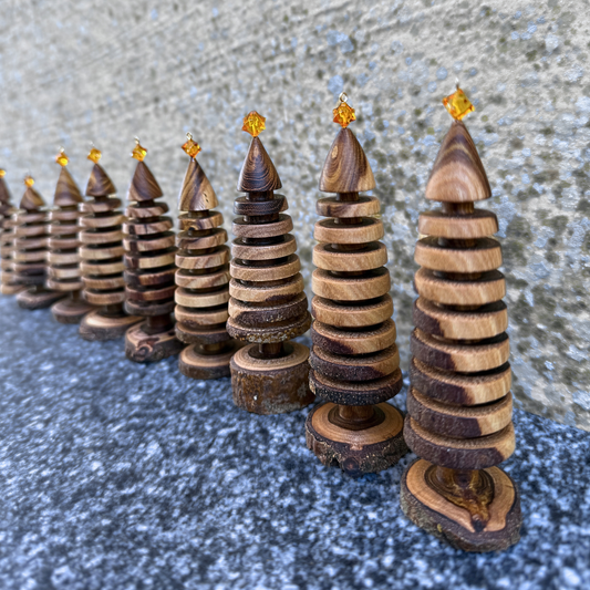 Guldregn juletræ med rav stjerne 2025 Batch 1