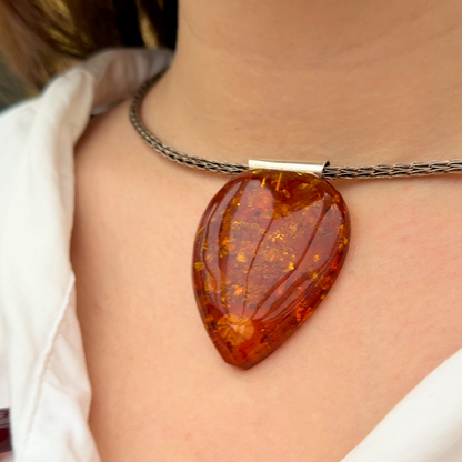 Almond Ravvedhæng – cognac shimmer