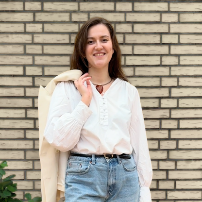 Almond Ravvedhæng – cognac shimmer