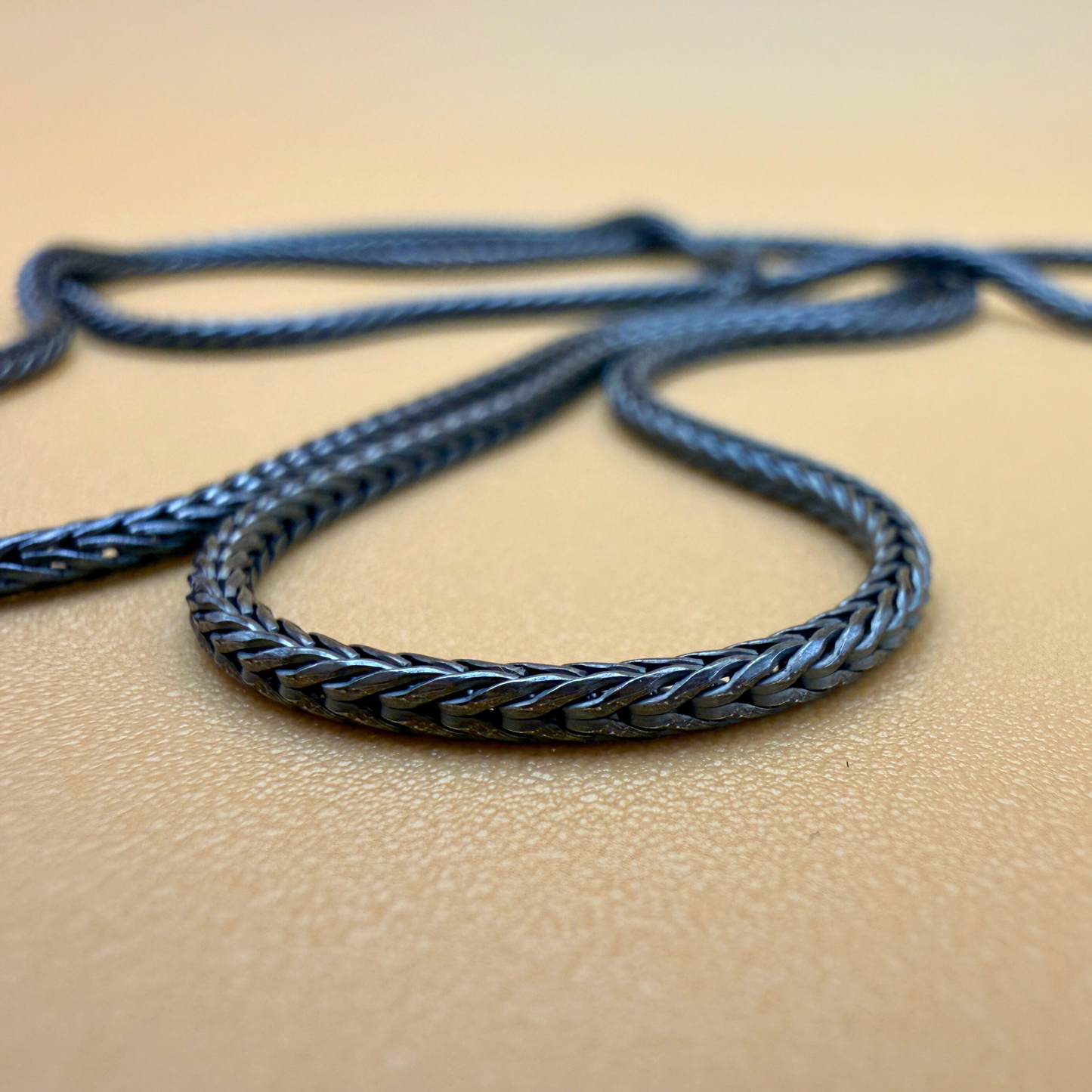 Sølvrævekæde – oxideret