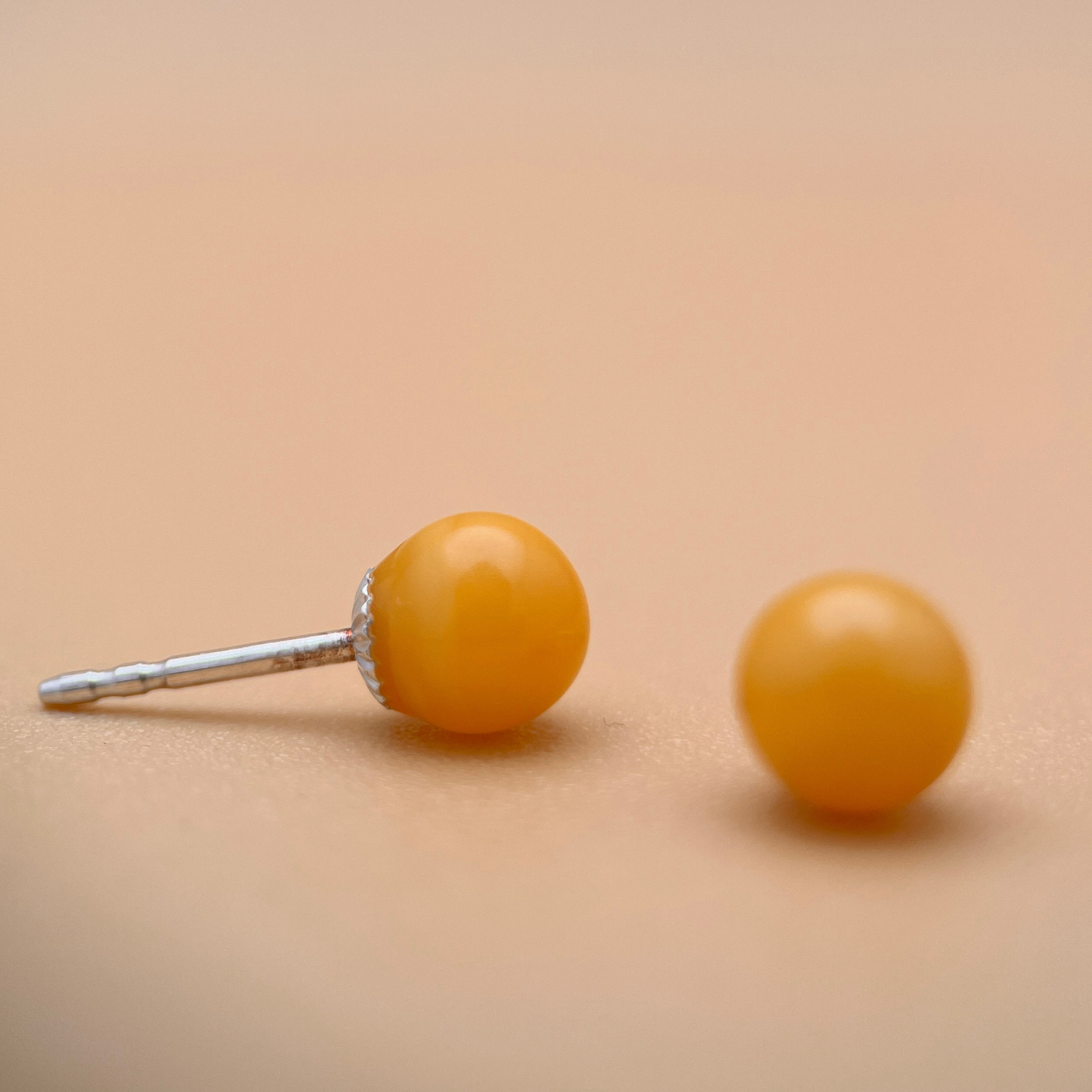 Rund Ørstestik - gul