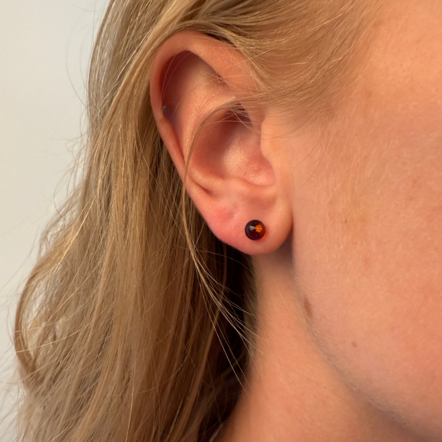 Rund Ørstestik - cognac