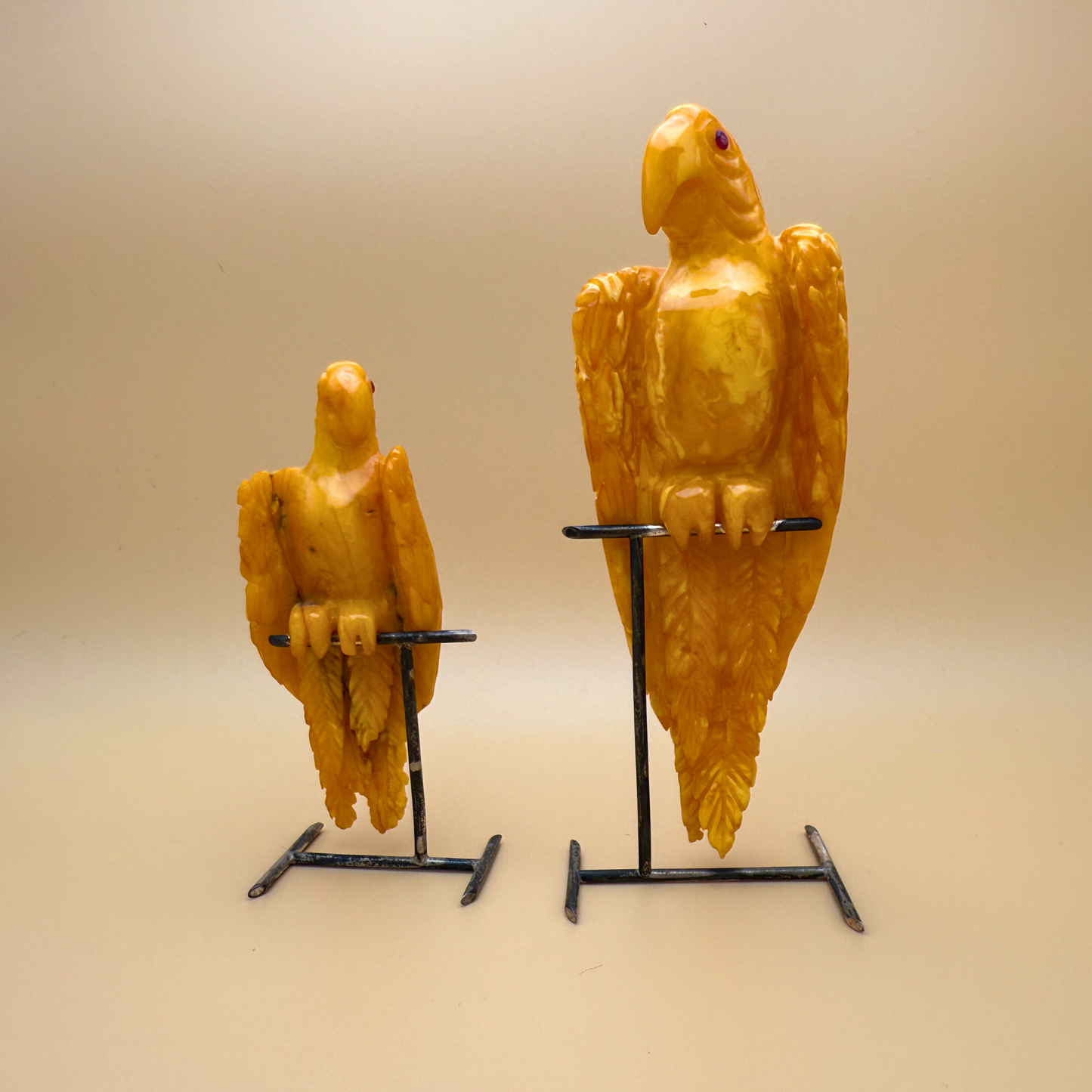 Annika - Papegøje ravfigur