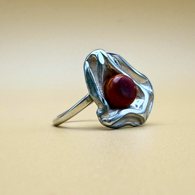 Wave Ring – No. 2 – Antique Brown