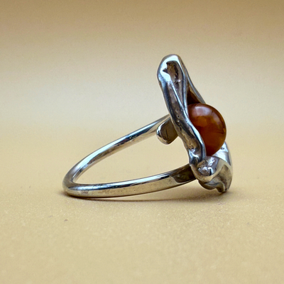 Wave Ring – Nr. 2 – Uklar cognac