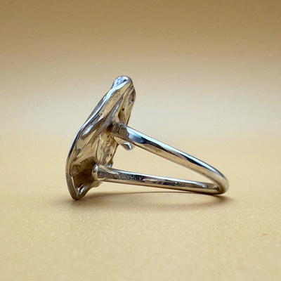 Wave Ring – Nr. 2 – Uklar cognac