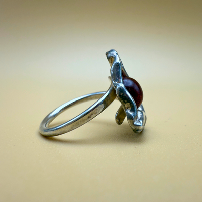 Wave Ring – Nr. 2 – Lys cognac