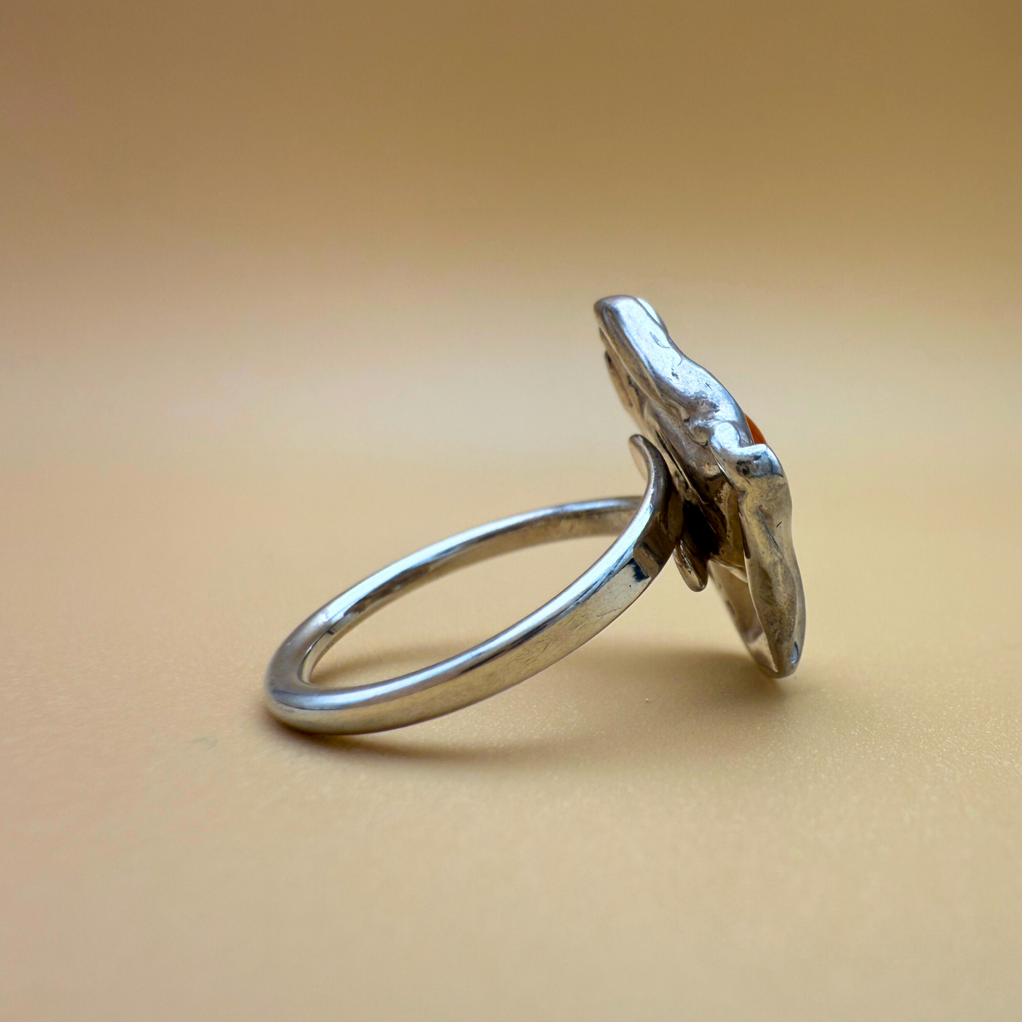 Wave Ring – No. 2 – Antik mælk