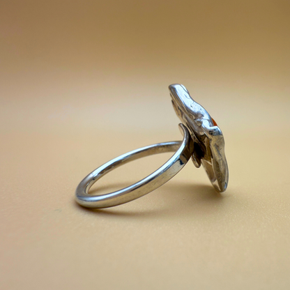 Wave Ring – No. 2 – Antik mælk
