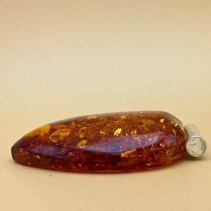 Almond Ravvedhæng – cognac shimmer