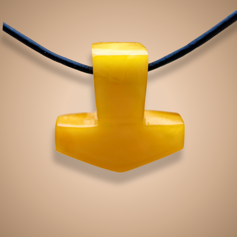 Thors hammer på lædersnor