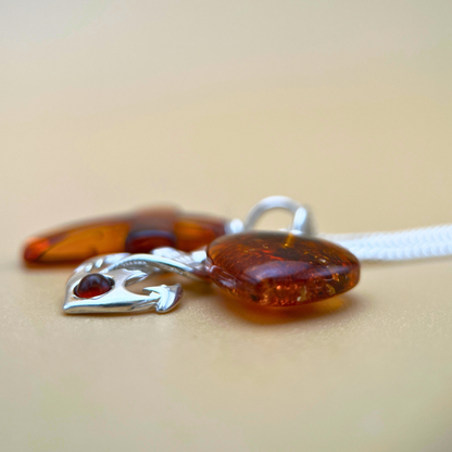 Tro, håb og kærlighed vedhæng med kæde