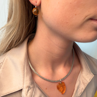Amber heart
