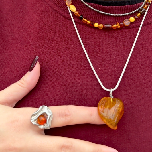 Sølvrævehale kæde – blank